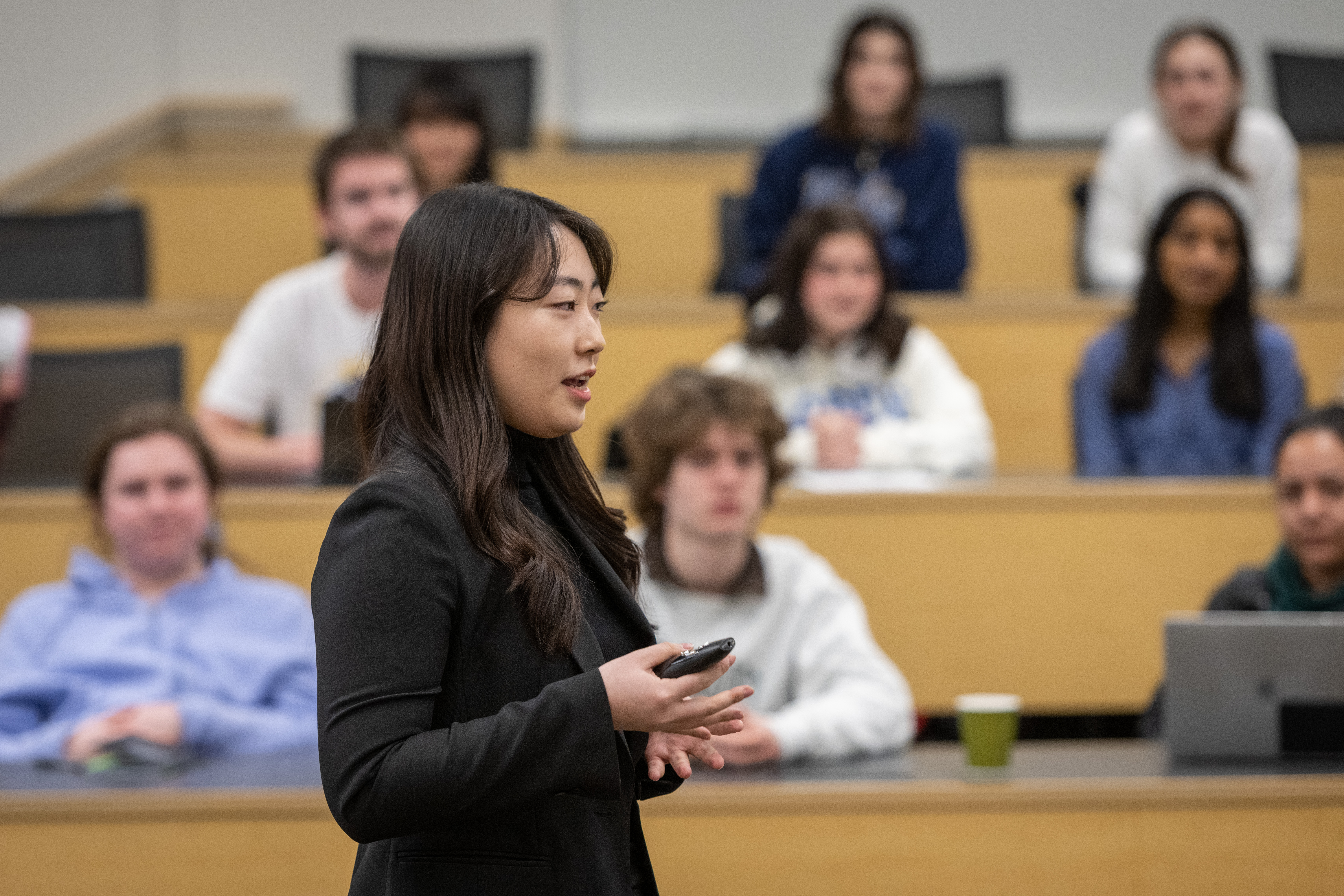 Celeste Yi teaching Marketing Management